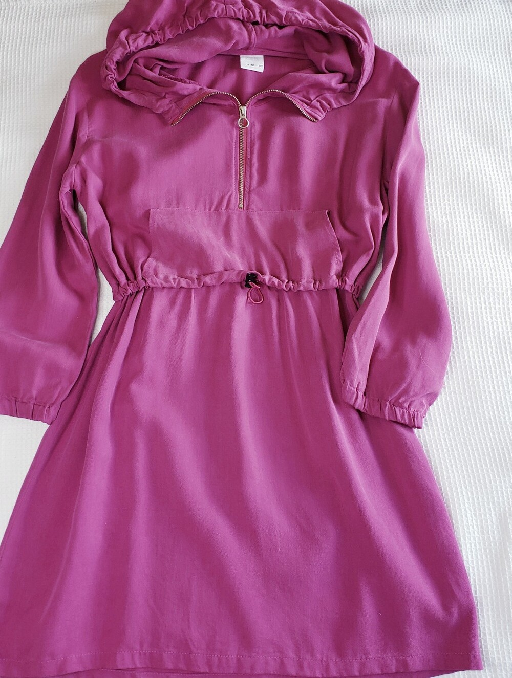 Zara Girls 11/12 Fuschia Pink Tunic Dress Top